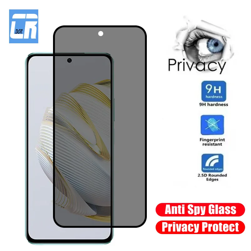 

Защитная пленка для экрана Huawei Nova 10 9 se Y90 Y61 Mate 50e P40 lite P Smart, антишпионское стекло Honor X8A X5 X6 X7A 80 X40 GT