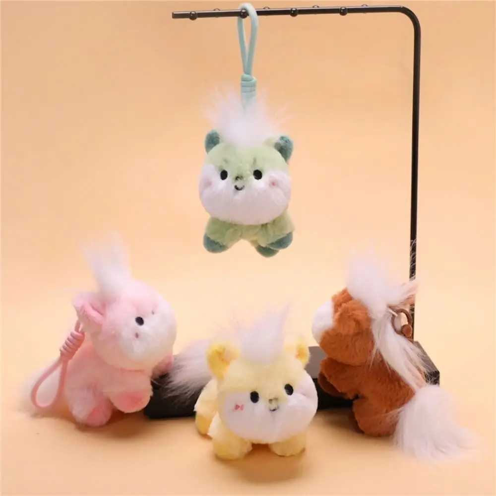 الإبداعية البسيطة الحصان أفخم الدمى لطيف محشوة الحصان الكرتون الحصان المفاتيح سنة الحصان الصينية زودياك الحصان أفخم ألعاب الدمى