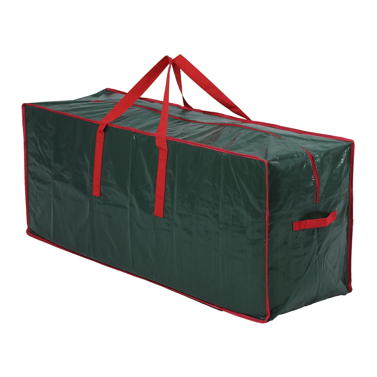 Christmas Tree Storage Bag for Up To 228.6cm Disassembled Trees - Reinforced Handles & Dual Zipper Closure,Tree Storage