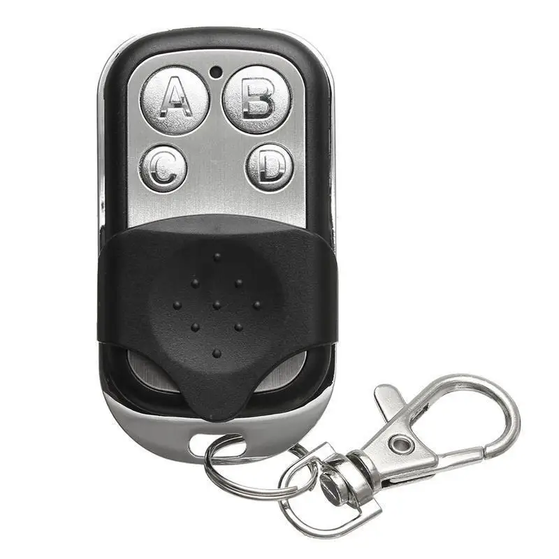 2 pcs 4 Channel Remote Control Use All 433 Mhz Fixed Code Rolling Code Key Chains Car Home And Garage  Door Remote 433Mhz