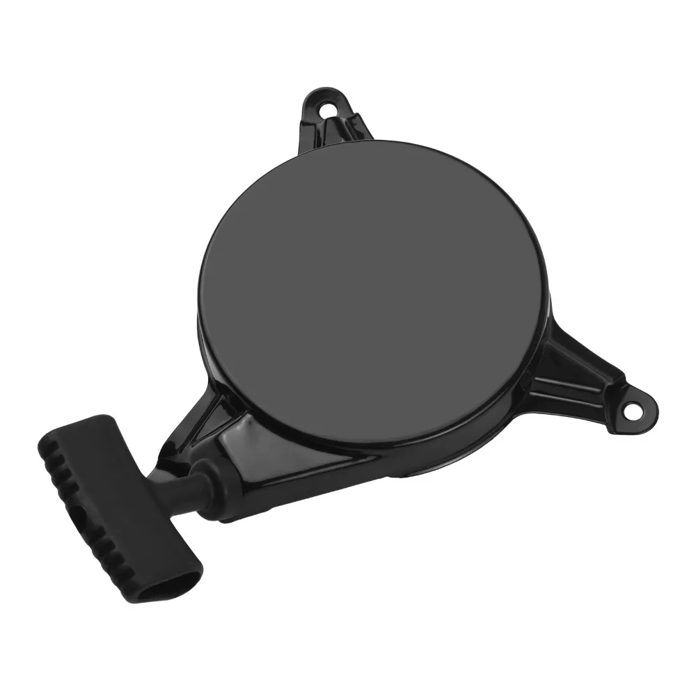 Black Recoil Starter Metal Recoil Type Lawn Mower Starter Direct Replacement Pull Rope for Honda GXV120 GXV140 GXV160