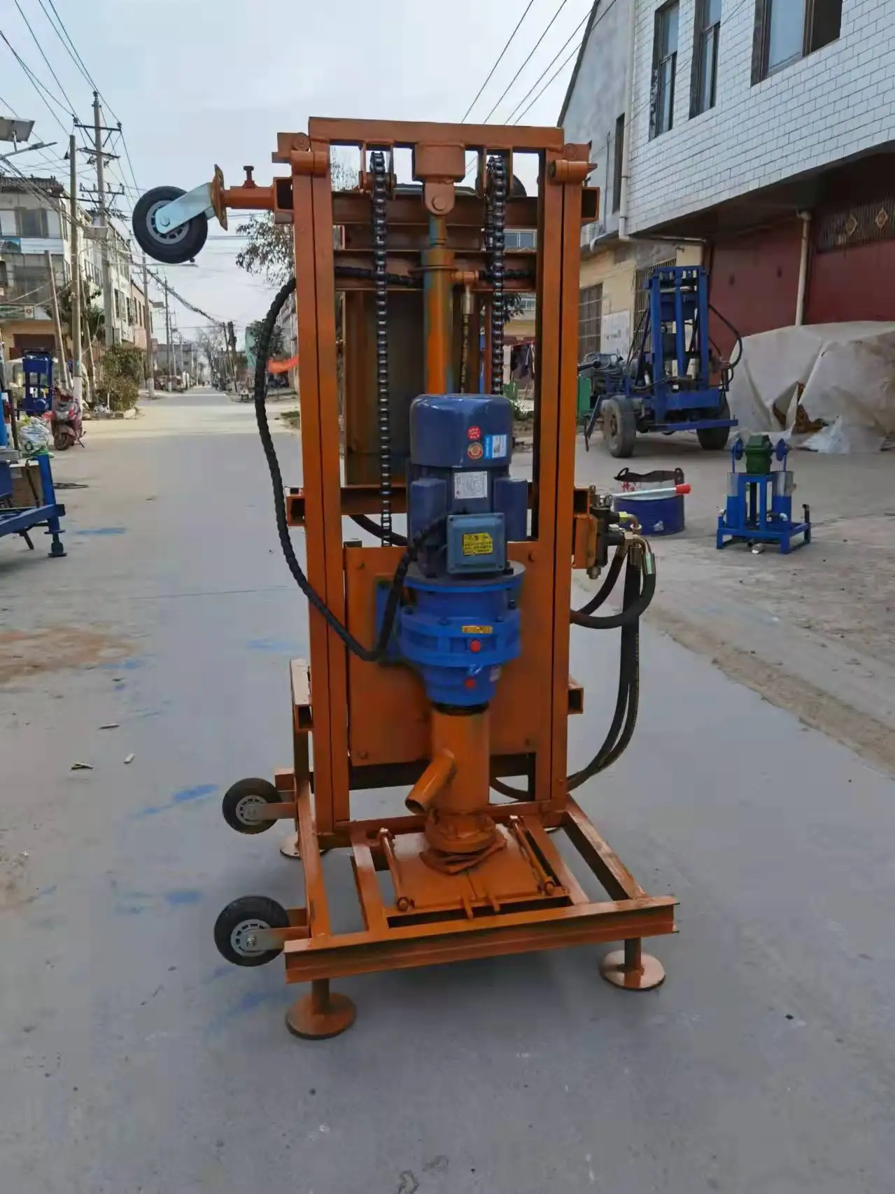 맞춤형 가정용 농업 관개 전기 얕은 우물 시추기 미니 수중 시추 장비