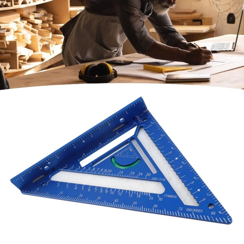 

Квадратный инструмент Rafter, профессиональная инновационная треугольная линейка, транспортир, точный измерительный инструмент для плотника