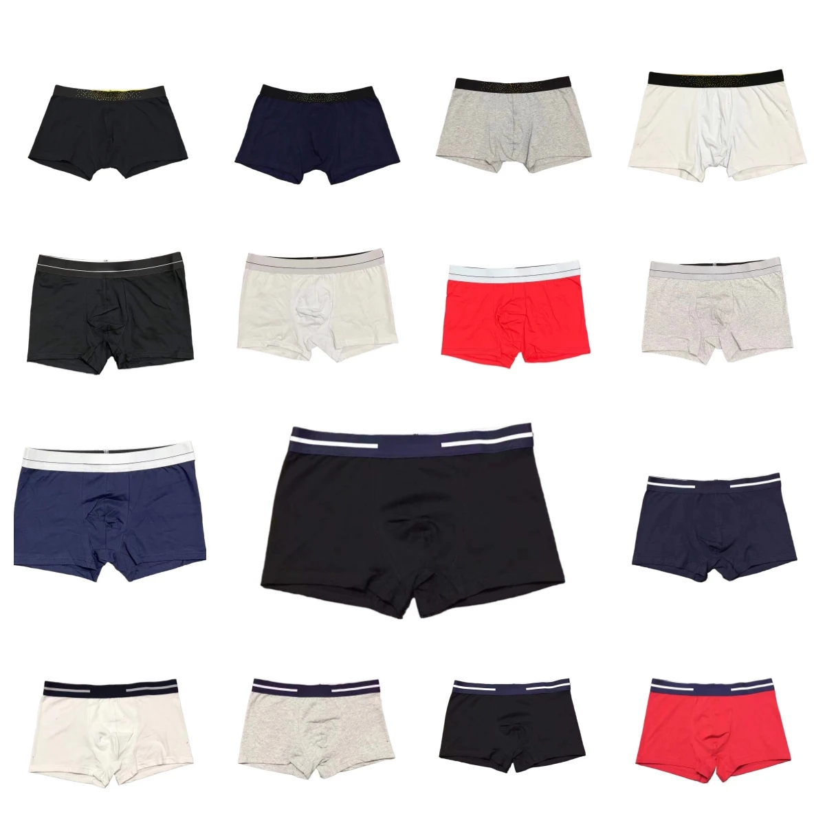 

M-2XL Men Panties Cotton Boxer Shorts Letter Logo Underwear Man Breathable U Convex Seamless Male Underpant Sexy Briefs Lingerie