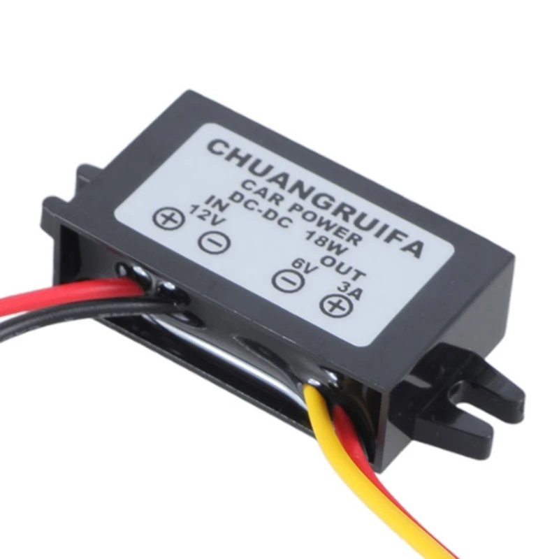 DC/DC Converter 12V Step Down To 6V 18W Max 3A Power Supply Waterproof Aug.