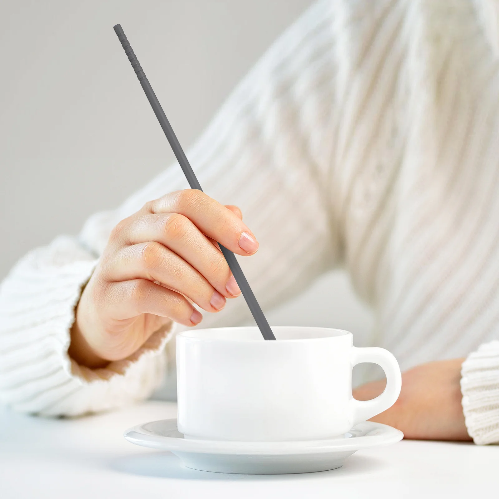 

Silicone Stirring Sticks Double End Spoon Multi-Use Chopstick Kitchen Gadget For Coffee Tea Cocktail Mixing Tool