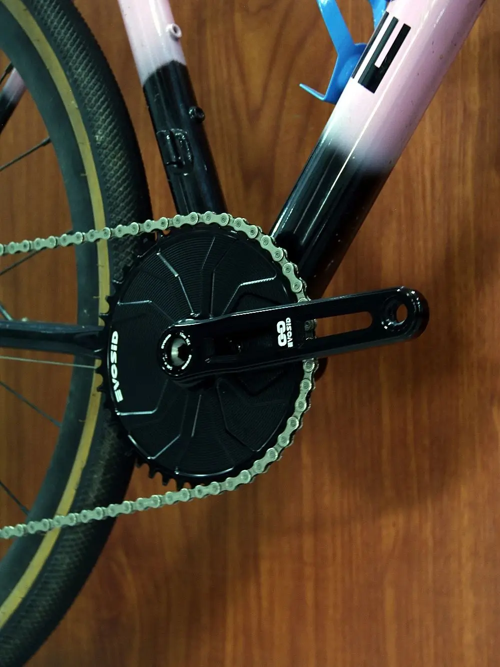 AliExpress EVOSID Road Bike Crankset 160/165/170mm Hollow Crank Integrated Fire Chainring Gravel Folding Bicycle 40/42/44/46/48T Chainwheel