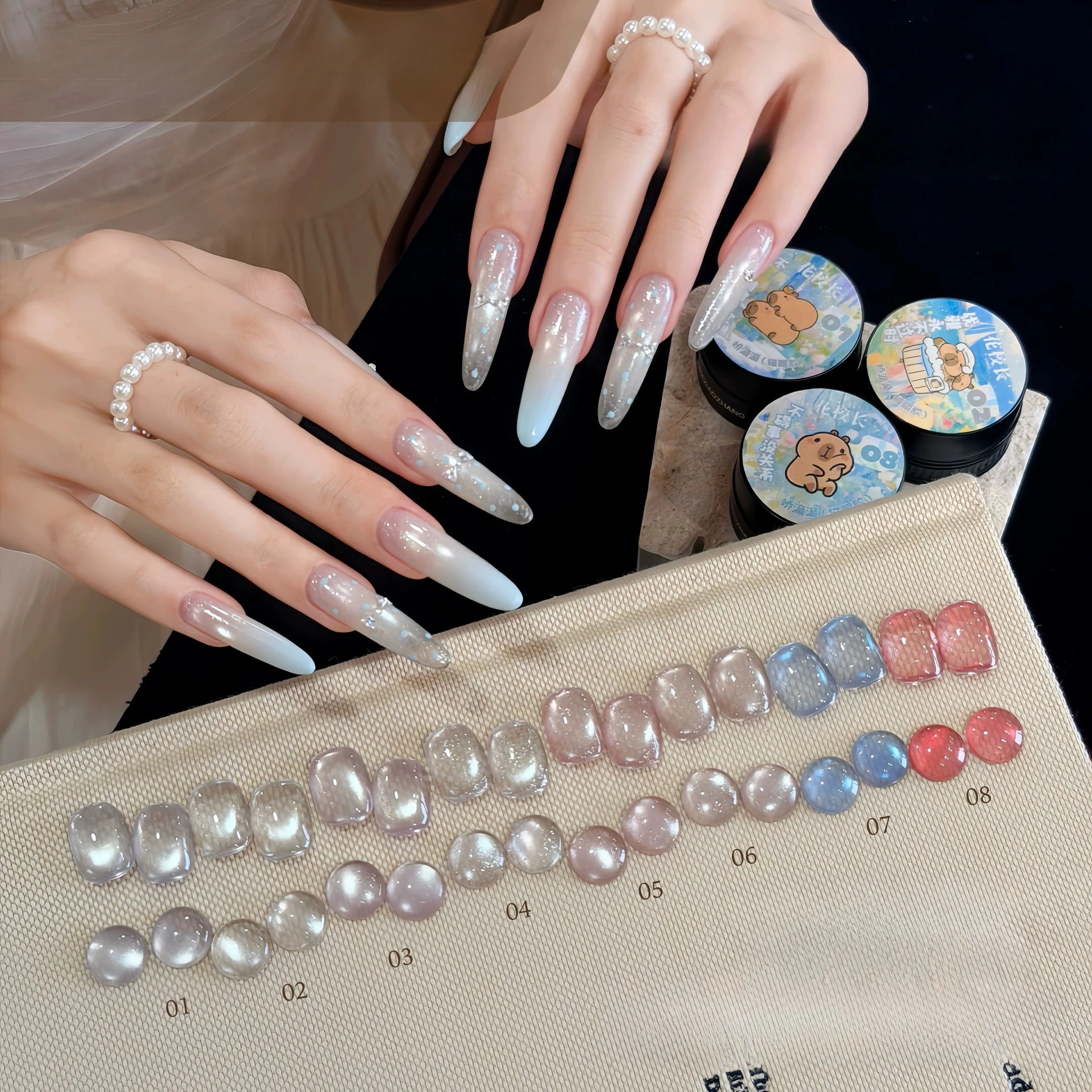 vernis-a-ongles-semi-permanent-magnetique-5ml-rose-dore-avec-perles-de-verre-effet-lune-violette-pour-nail-art-gel-uv-led-a-retirer-par-trempage