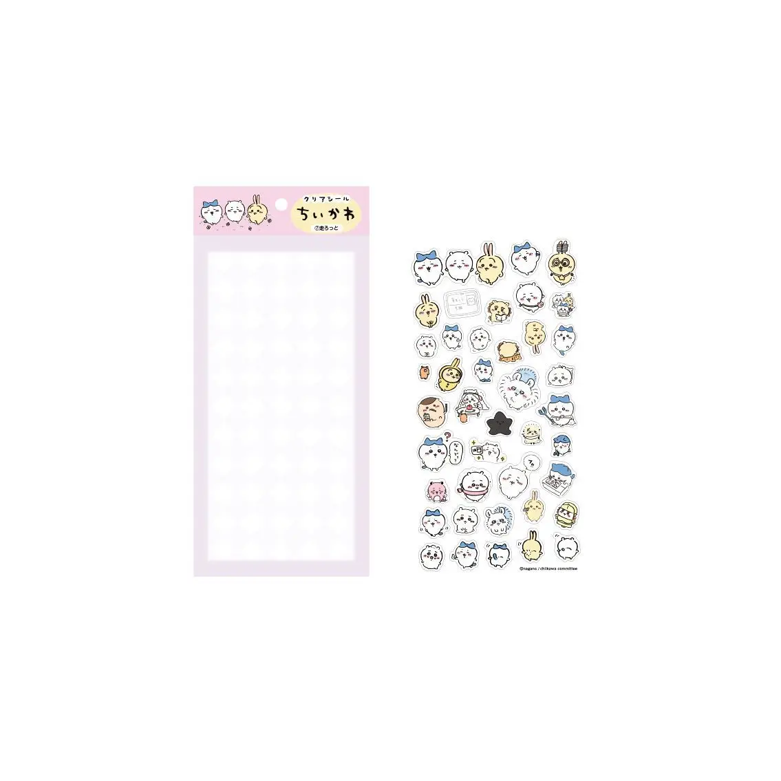 Chiikawa Stickers PVC Wall Art Cute Decoration for Handbooks Gift Nagano Hachiwera Usagi Chii Spot Goods Waterproof DIY