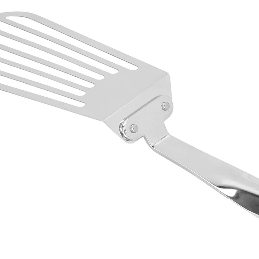 Stainless Steel Slotted Spatula Thin & Sturdy Mirror Finish Fish Spatula Dishwasher Safe Multi-functional Slotted Turner