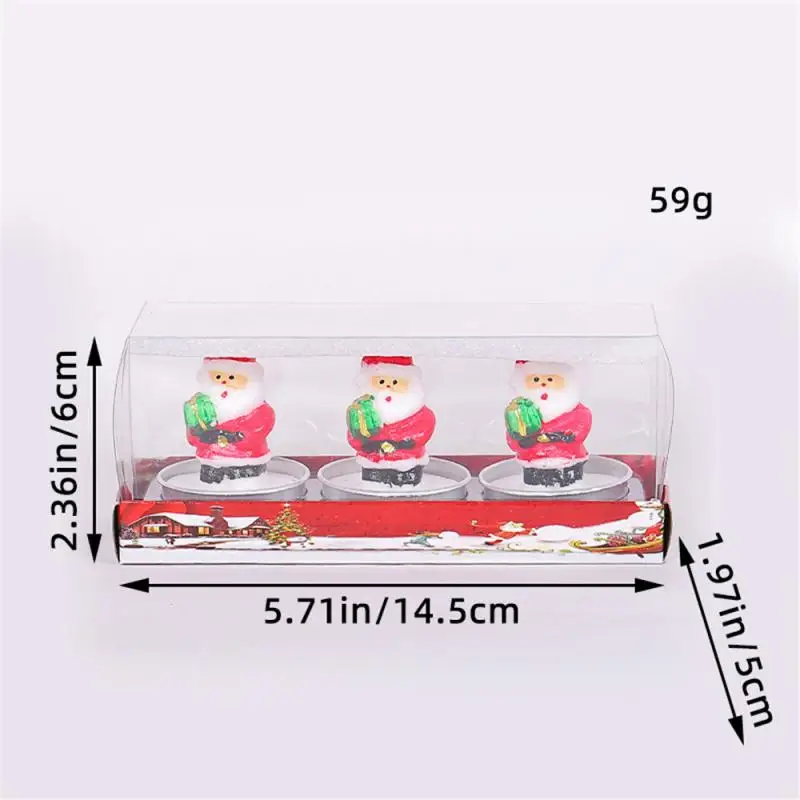 Creative Christmas Snowman Gingerbread Man Christmas Candle Aromatherapy Gift Set Home Decoration Birthday Gifts ﻿