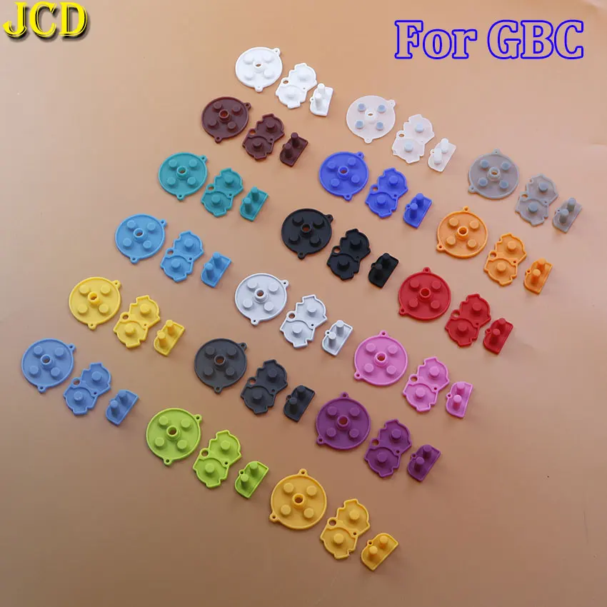 JCD High Quality Rubber Conductive Buttons For Gameboy Advance GBA Silicone AB D-pad Start Select Keypad Pads Replacement