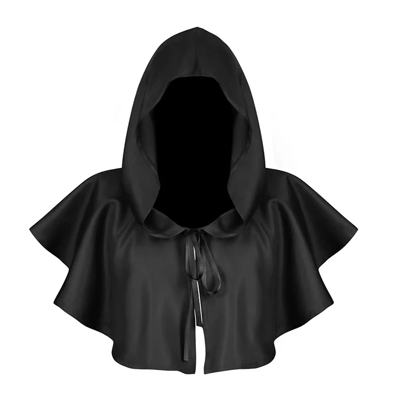 Halloween Performance Robe Erwachsene Männer Frauen Oulder Ahle Cos Mittelalter Kapuze Kostüm Prop Polyester Material Neues Modell