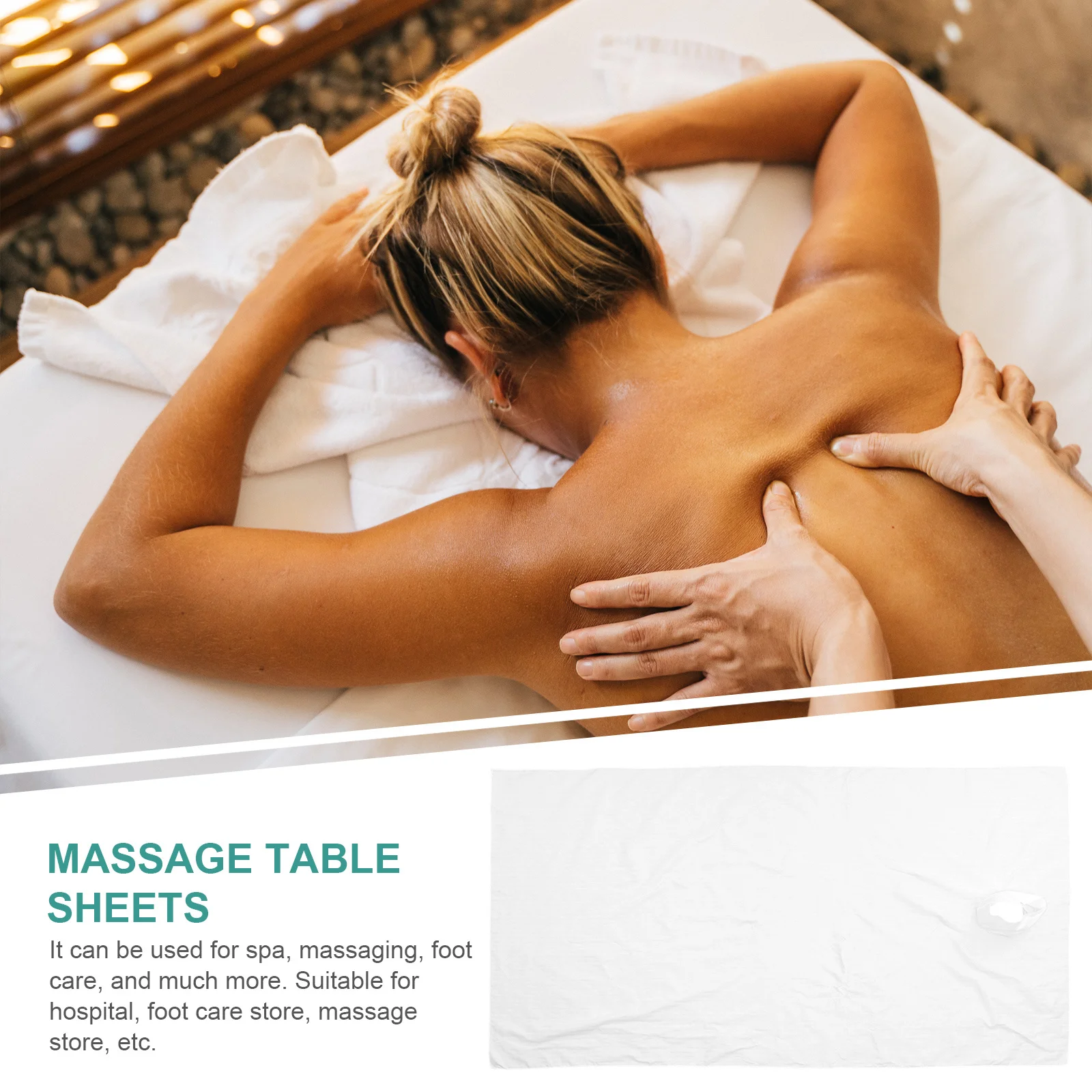 

Massage Bed Cloth Face Hole Cover For Spa Beauty Salon Multi-Functional Cotton Massage Pillow Protector Comfortable