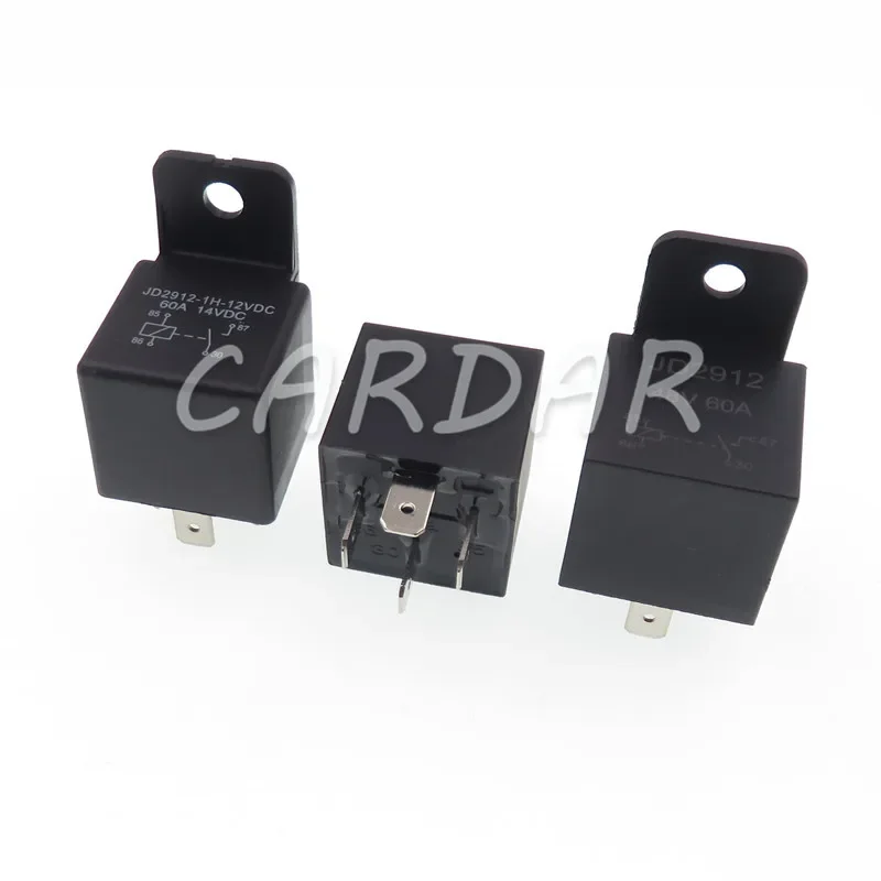 Car Relay with Mounting Hole 4pin 60A DC 12V-48V Auto Relay Normally Open