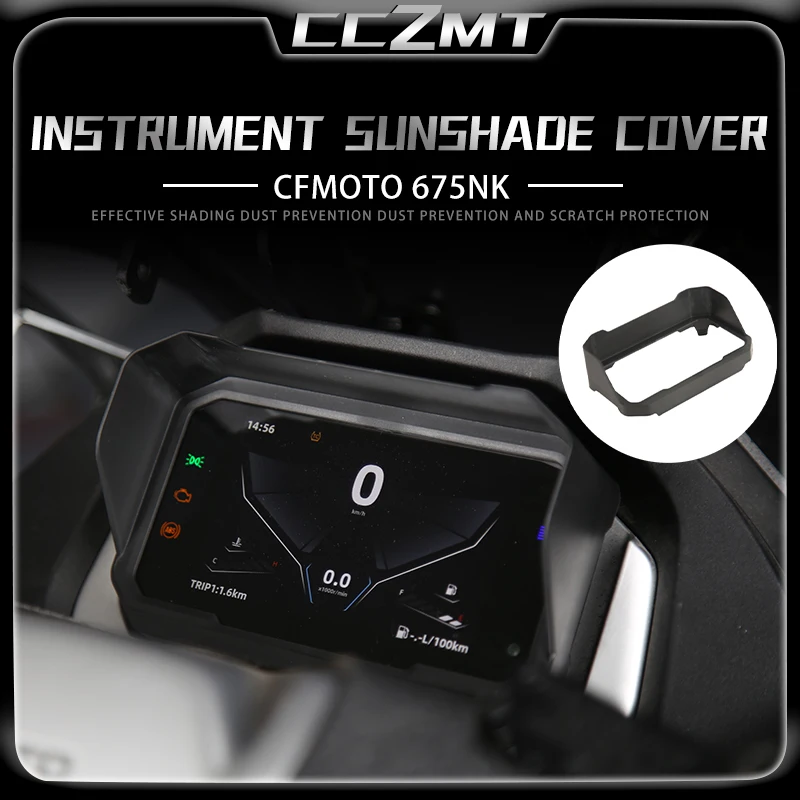 

For CFMOTO 675NK 675NK NK675 675nk motorcycle car accessories instrument sunproof protector cover visor guard black modification