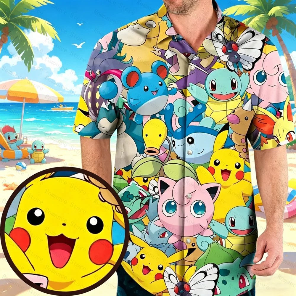 camisas-havaianas-de-manga-curta-pokemon-2026-para-homens-mulheres-e-criancas-camisetas-casuais-de-verao-com-botoes-camisetas-de-praia-pikachu
