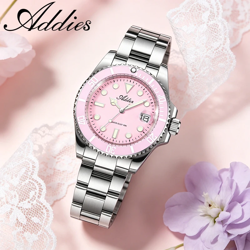 

Addies 2026 Luxury Women Quartz Watches BGW9/C3 Super Luminous 50m Waterproof Mineral Glass Business Ladies Wristwatch