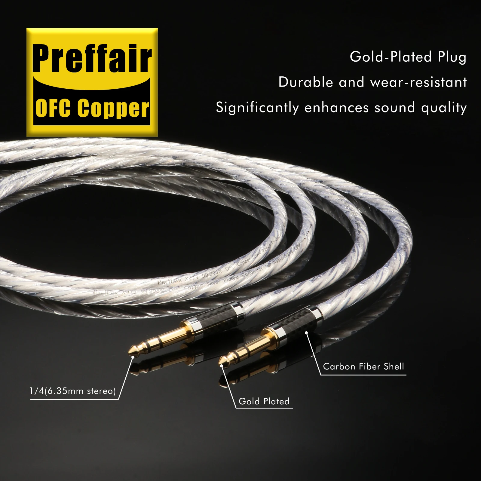 Preffair X413 6.35mm TRS - 2XL - Xlr To 6.35Mm Balanced Audio Cable Patch incelemesi ve fiyatı