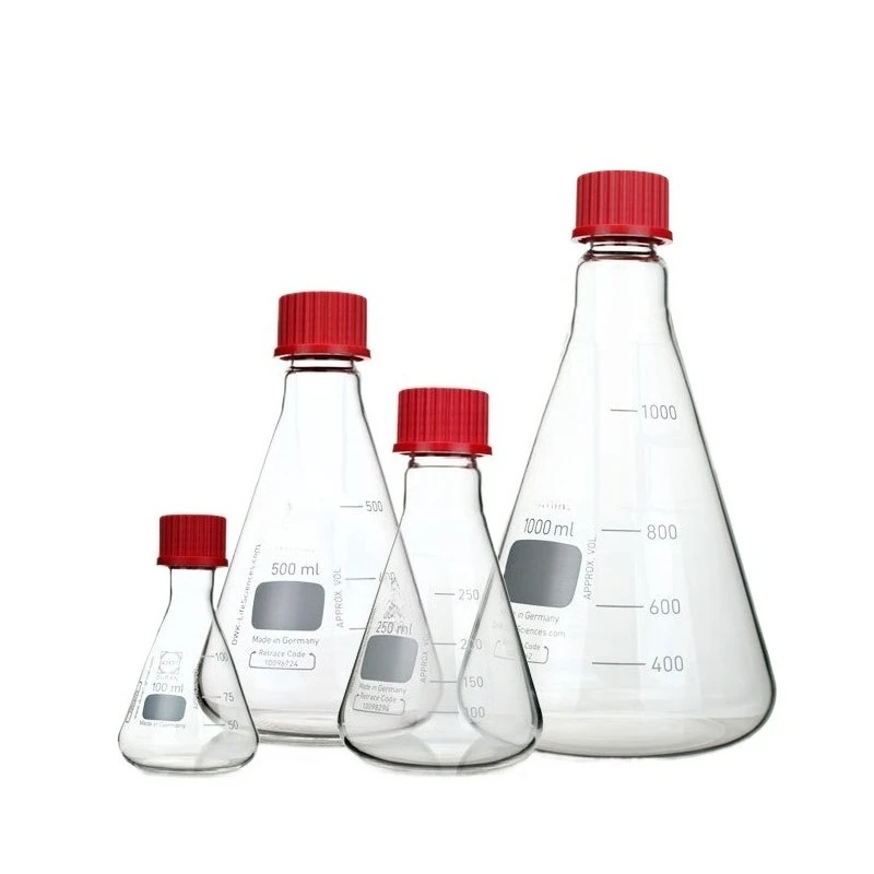 

Imported from Germany, screw conical bottle, screw triangular PBT bottle cap TF gasket, high temperature resistance