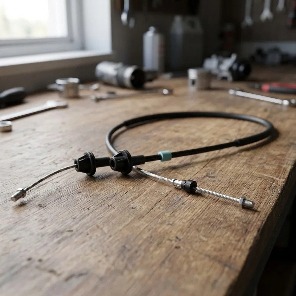 551859 Throttle Cable for LS1 Based For LSX Swaps for Compatible with 3 Bolt and 4 Bolt Throttle Bodies 38.8 Inch Long
