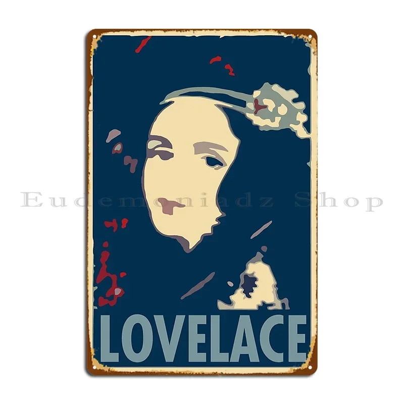 Ada Lovelace Political Parody Metal Signs Cinema Garage Print Garage Decoration Poster Tin Sign Poster
