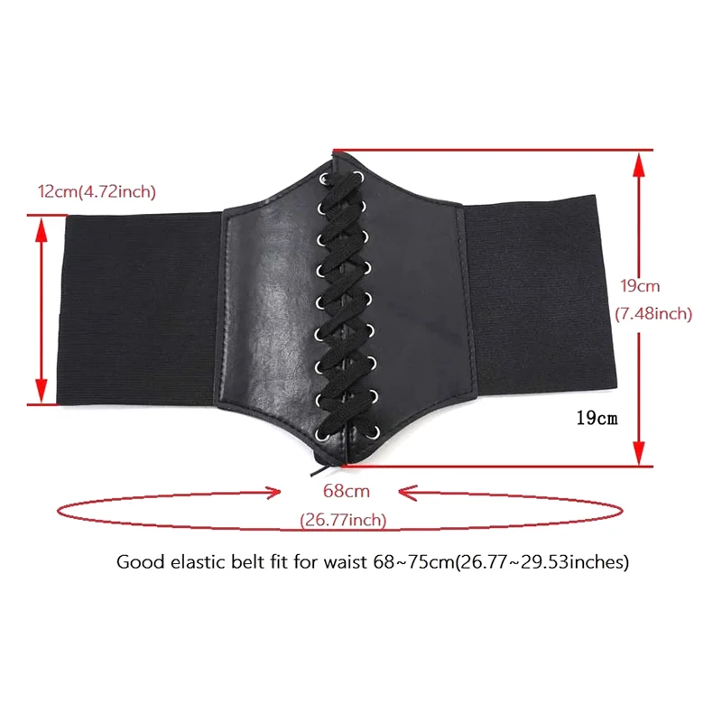 أسود بذلة مفصلة لشكل الجسم النساء الملابس القوطية Underbust مشد للخصر المدرب بولي Leather الجلود مطاطا مثير الزفاف الكورسيهات و المشدات #6