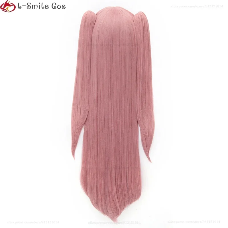 f,5.g'6\j/8,Anime Cosplay Wig Krul Tepes 90cm/110cm Pink Long With 2 Ponytail Heat Resistant Synthetic Hair Hallowee6;y'4\f,9/x.
