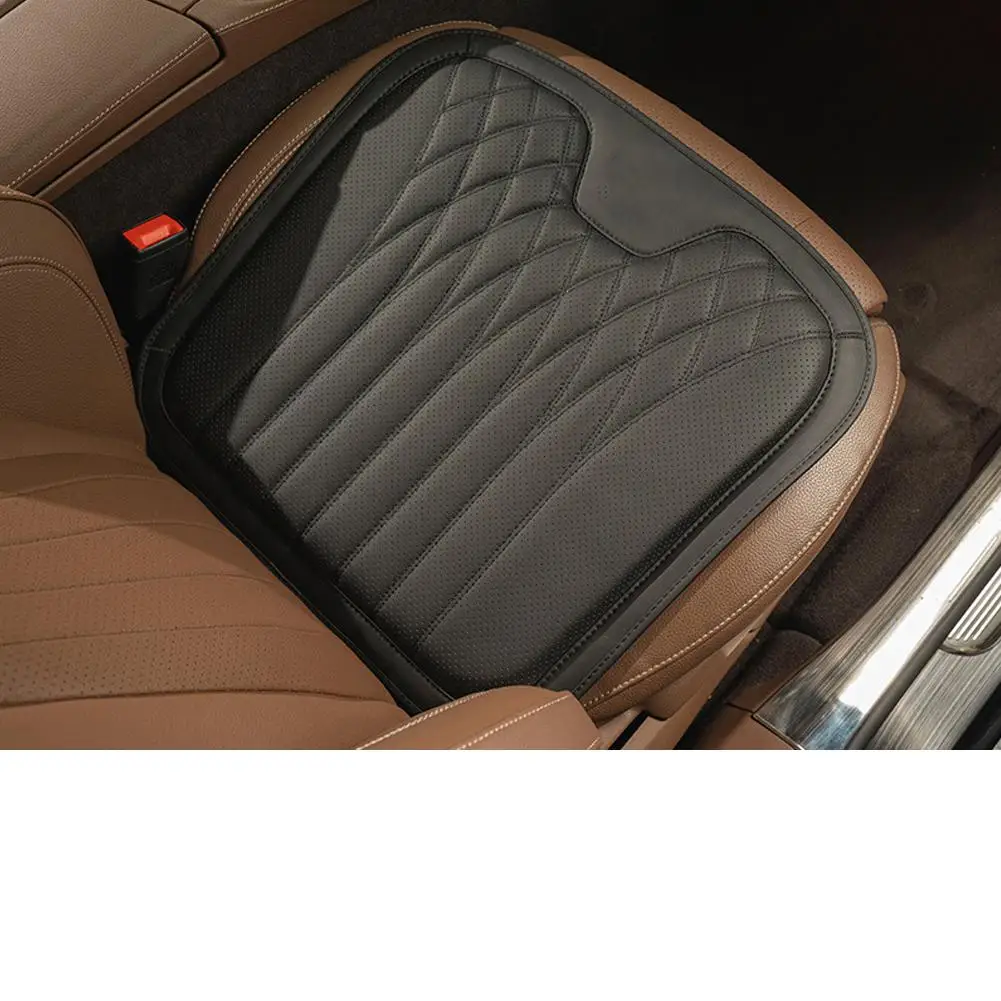 Leather car seat cushion 3D curve design is suitable for Mercedes advanced lumbar support seat cushion breathable car inter