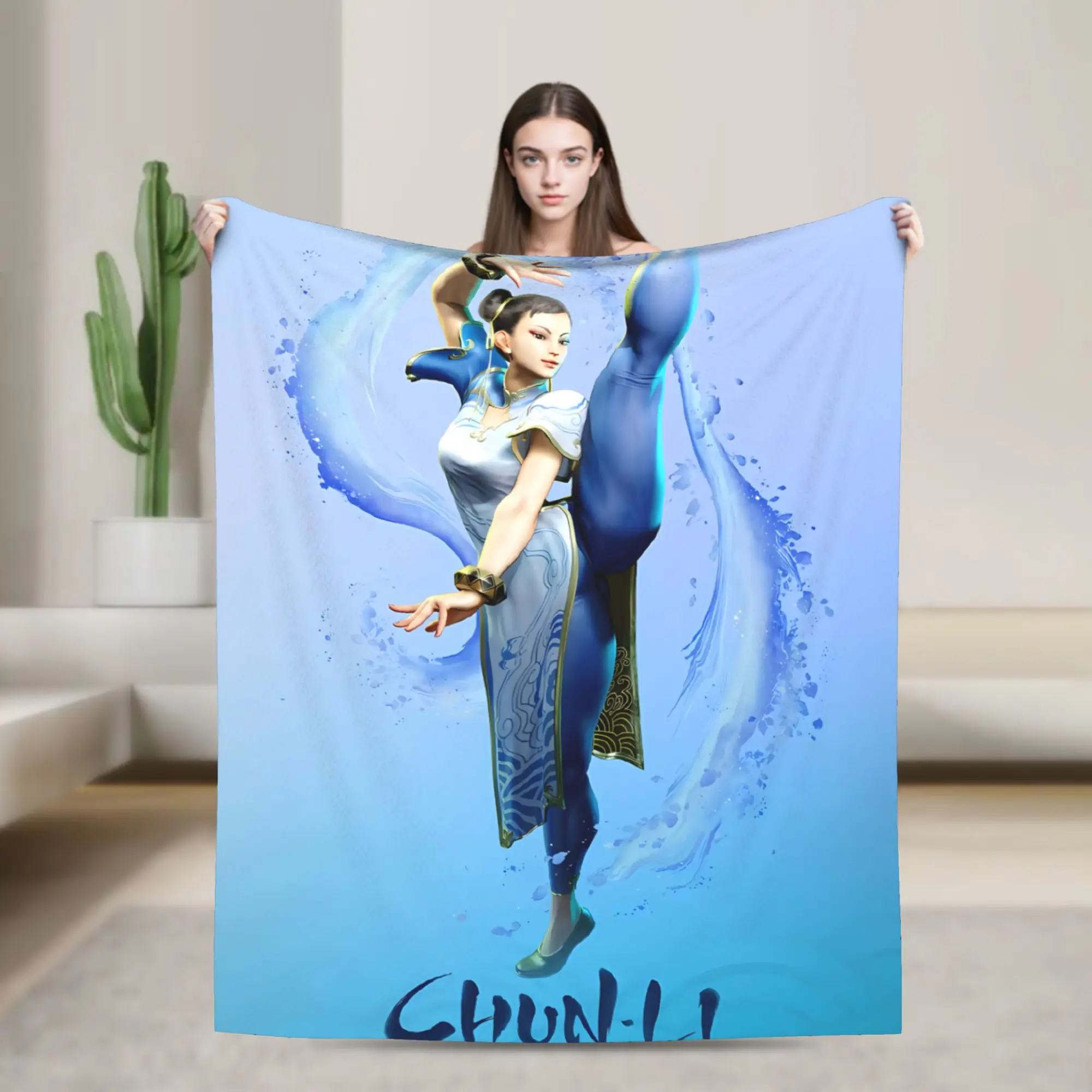 Retro Street Fighter 6 Blanket Characters Travel Flannel Bedding Throws For Living Room Soft Warm Bedspread Birthday Present