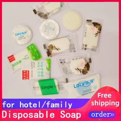 Free Shipping Hotel Supplies Mixed Style Personal Cleaning Care Home Appliance Bathing Disposable Soap Independent Packing