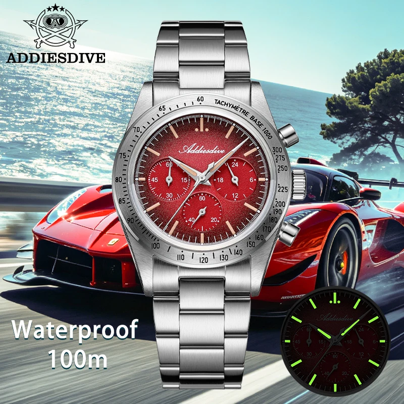 Luxury Watch Level - Relógio de Pulso ADDIESDIVE AD2552 Cronógrafo