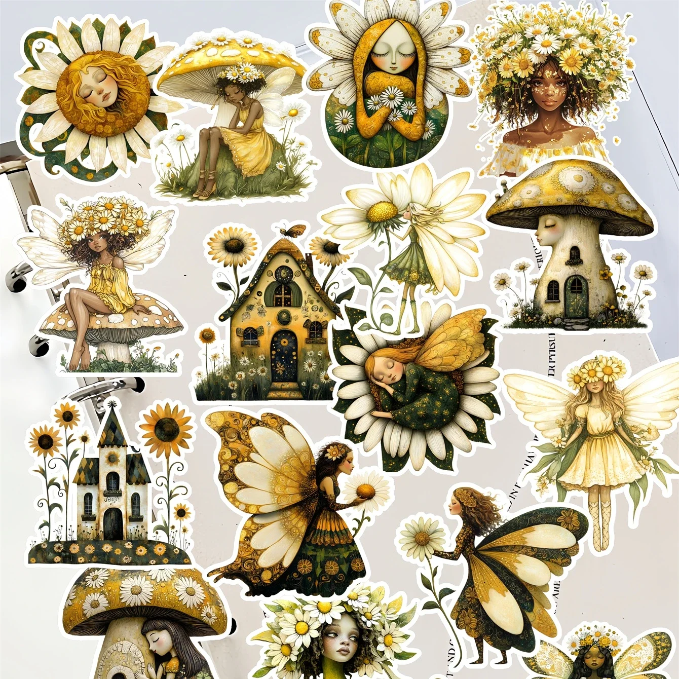 

20pcs Creative Cute Self-made Magical Forest Fairy Scrapbooking Stickers /Decorative Sticker /DIY Craft Photo Albums Waterproof