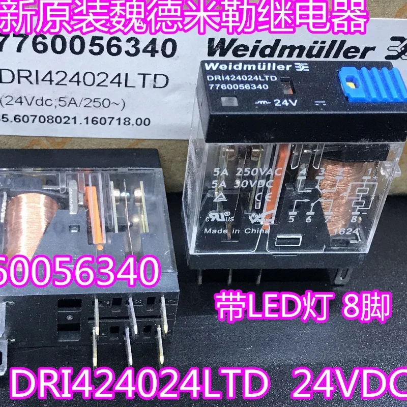 

（Brand New Original）1pcs/lot 100% original genuine relay:DRI424024LTD 24VDC 8pins 7760056340