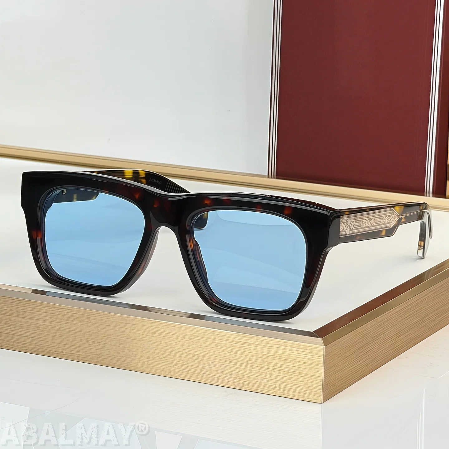 

CASH 54-21-145 Высококачественные мужские солнцезащитные очки для женщин, классические, в стиле панк, роскошные, из ацетата и титана, с защитой от УФ-излучения UV400, дизайнерские, в коробке