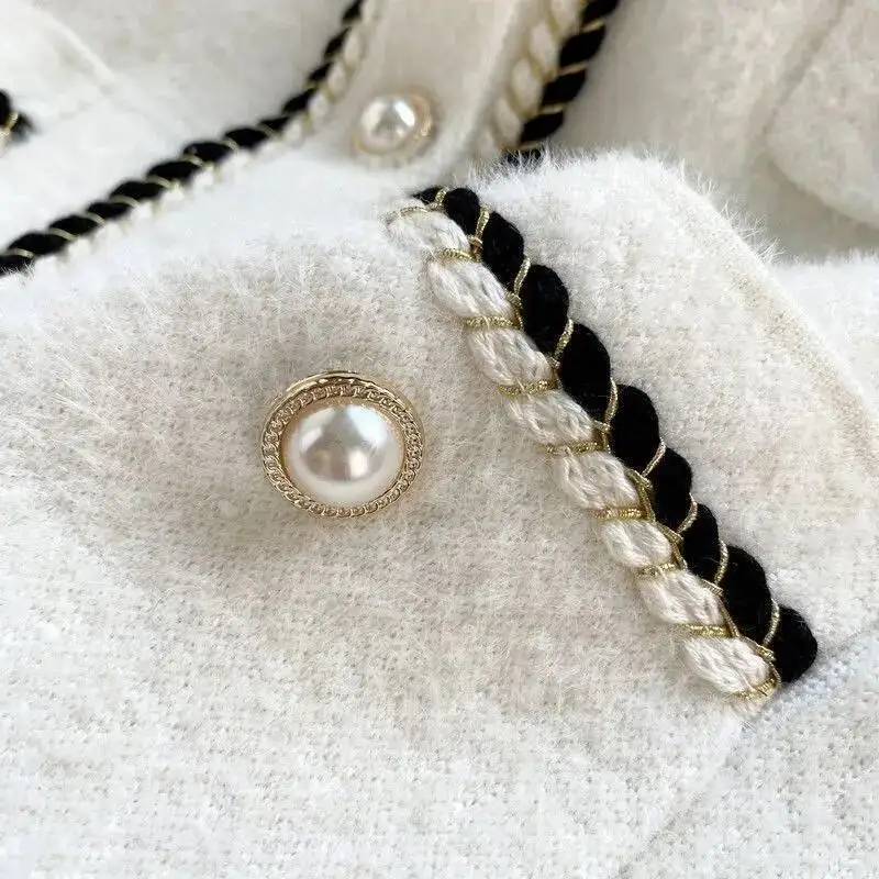 Modische, vielseitige Jacke, lockere Frühlings- und Herbst-Neue Strickjacke