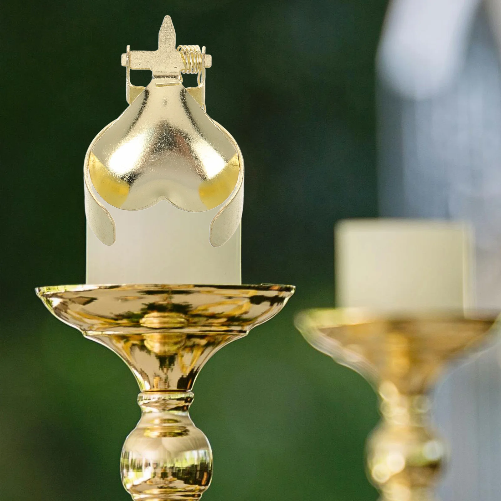 

2pcs Heart Shaped Snuffer Metal Wick Extinguisher Tool For Scented Tea Light Jar Candles Reusable Flame Snuffer Accessory