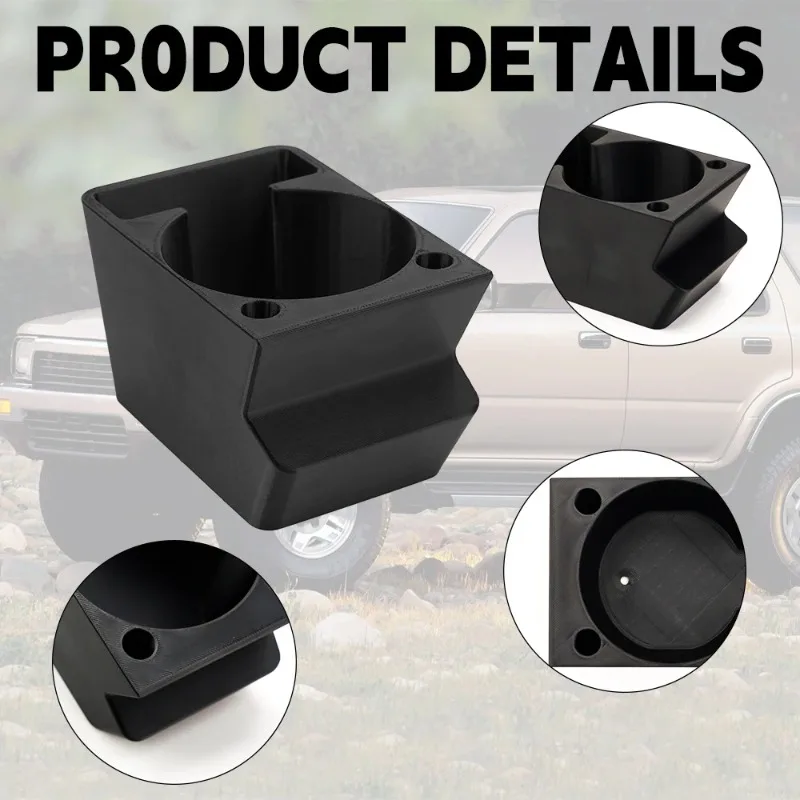 1 قطعة حامل الكأس مناسبة لتويوتا لاندكروزر 80 سلسلة المشروبات ABS حامل الكأس اكسسوارات السيارات الداخلية #6