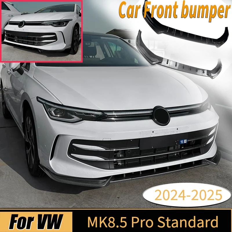 

Передний бампер для VW Golf MK8.5 Pro Standard 2024 2025, автомобильный разветвитель, диффузор, комплекты защиты нижнего окружения, настройка