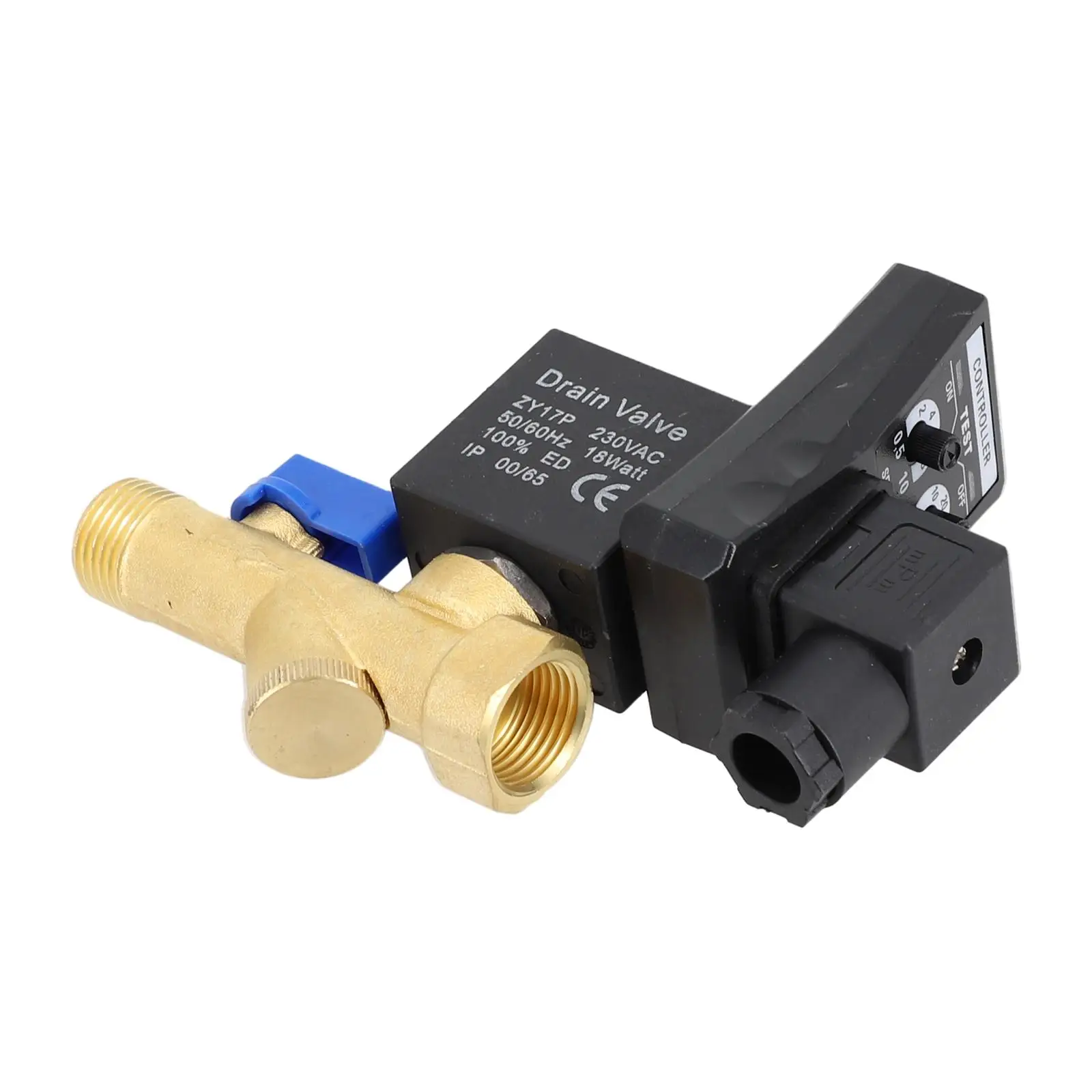 AC220V Metal Drain Valve LED Indicator for Power On/Off 1 6Mpa Maximum Pressure Suitable for Various Applications