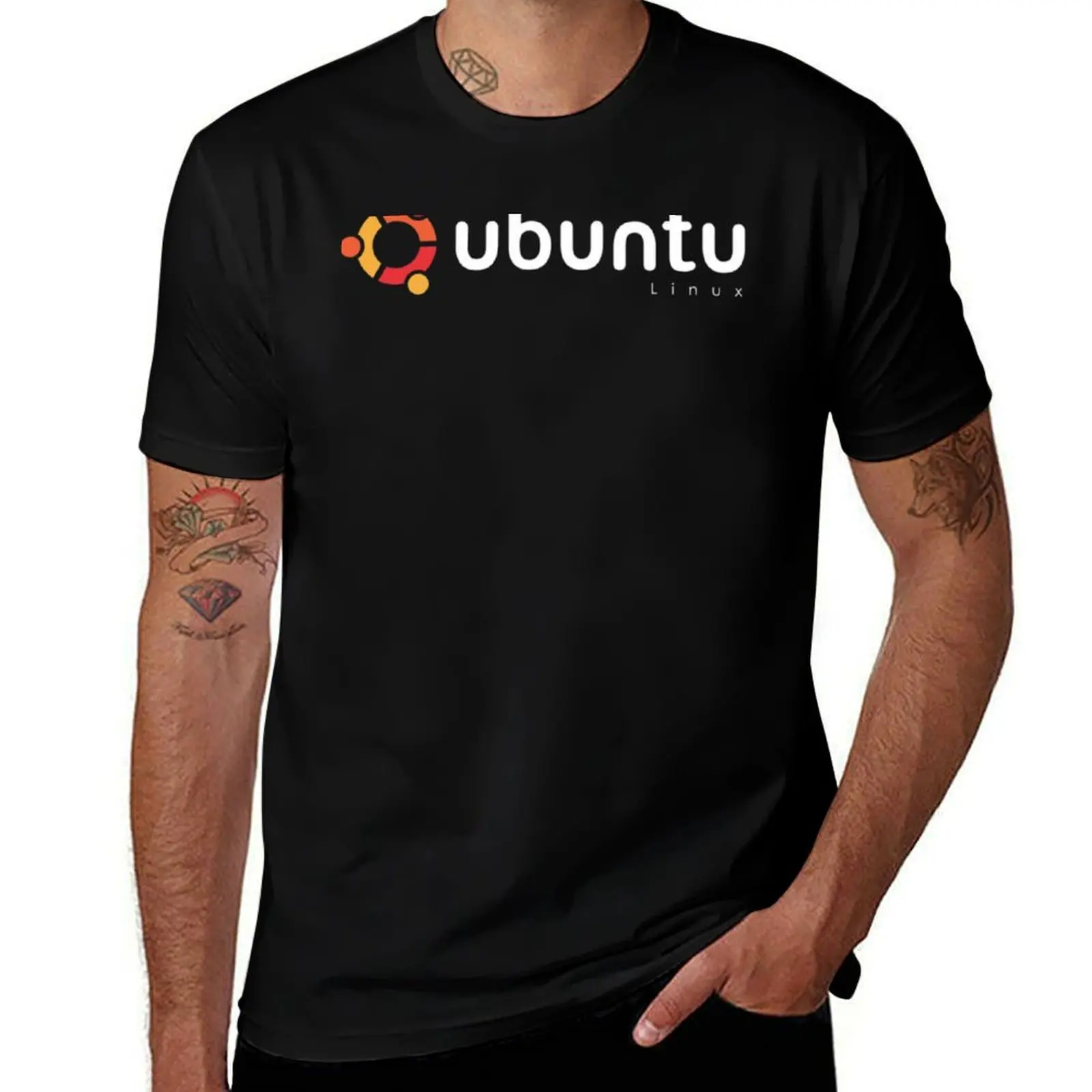 Ubuntu Linux T-Shirt Light Athletic Short Sleeve Tee Shirt