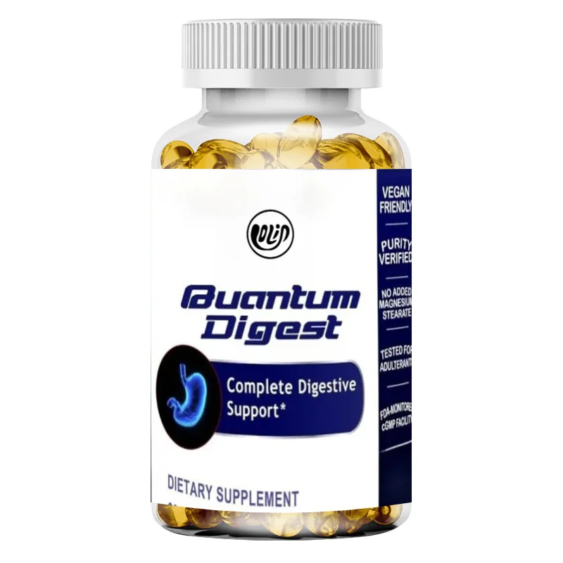 Digestive Health Enzymes, Intestinal Health Digestion Support, Fully Active Vegetarian Enzyme-60 Capsules Vegetarian Capsules