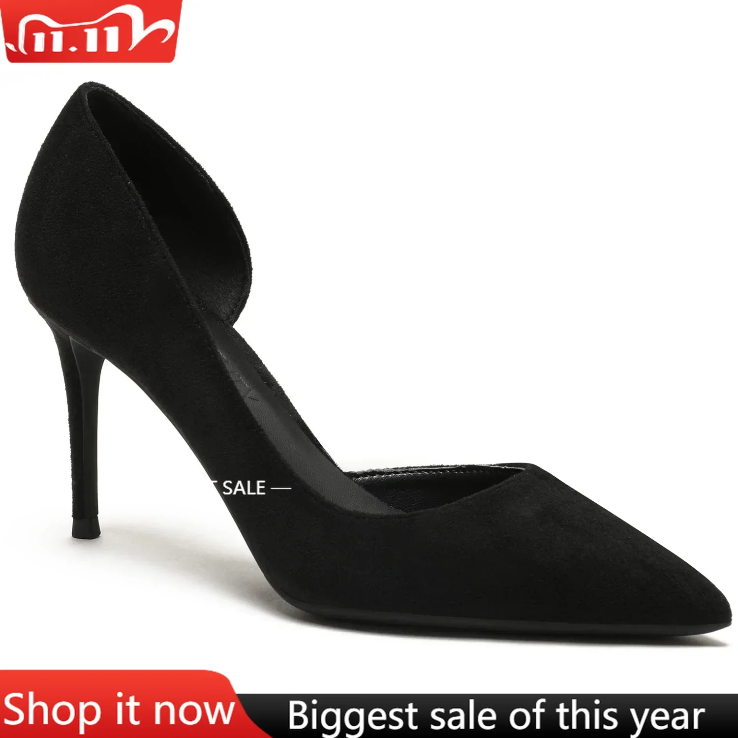 【Measure your feet length before order】Elegant Luxry Designer Woman Pumps Sexy Fashion Thin High Heel Lady Office Shoe 28-CHC-33