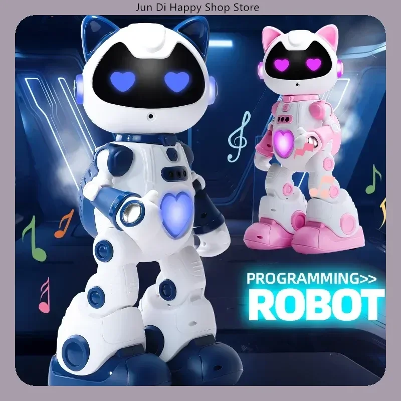 Gesture Sensor Led Light Sing Dance Walk Programmable Robot Cat Indoor Interactive Generic Rc Intelligent Robot