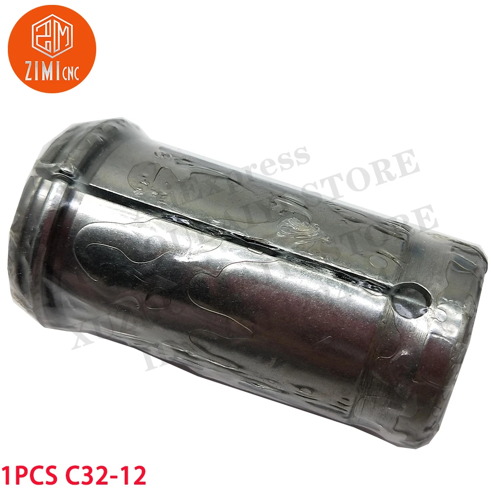 1PCS 스트레이트 생크 콜레트 C32-12 CNC 라우터 도구 어댑터 탄소강 선반용 금속 선반 CNC 도구 가공 밀링 커터