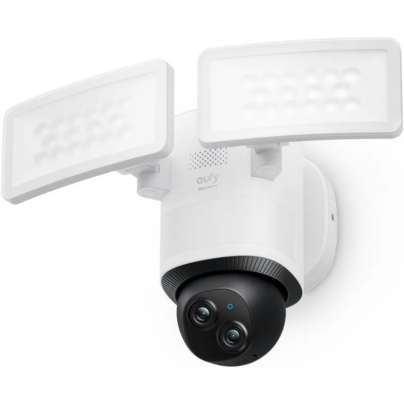 Camera Floodlight Camera  2.4G/5G Wi-Fi, 2000 LM, Motion Detection, Built-In Siren, Dual Cam, HB3 Compatible, No Monthly Fee