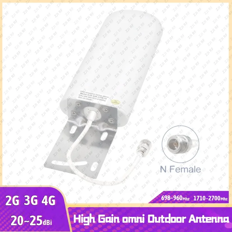 

OJ-A140 2g 3g 4g 25dbi Outdoor Antenna for GSM CDMA DCS LTE Cellular Repeater 850 900 1800 2100 2600 Amplifier 0.3/5/10M Cable