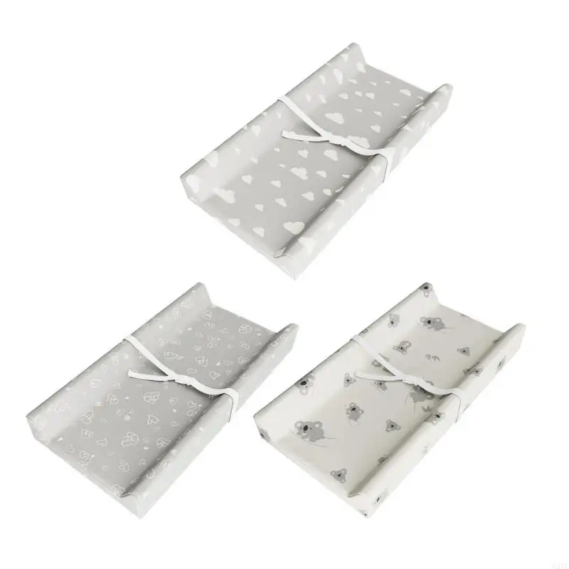 G2TC PU Leather Baby Diaper Changing Pad Newborns Massage and Touch Table Cushion Mat with Nonslip Bottom for Home Use