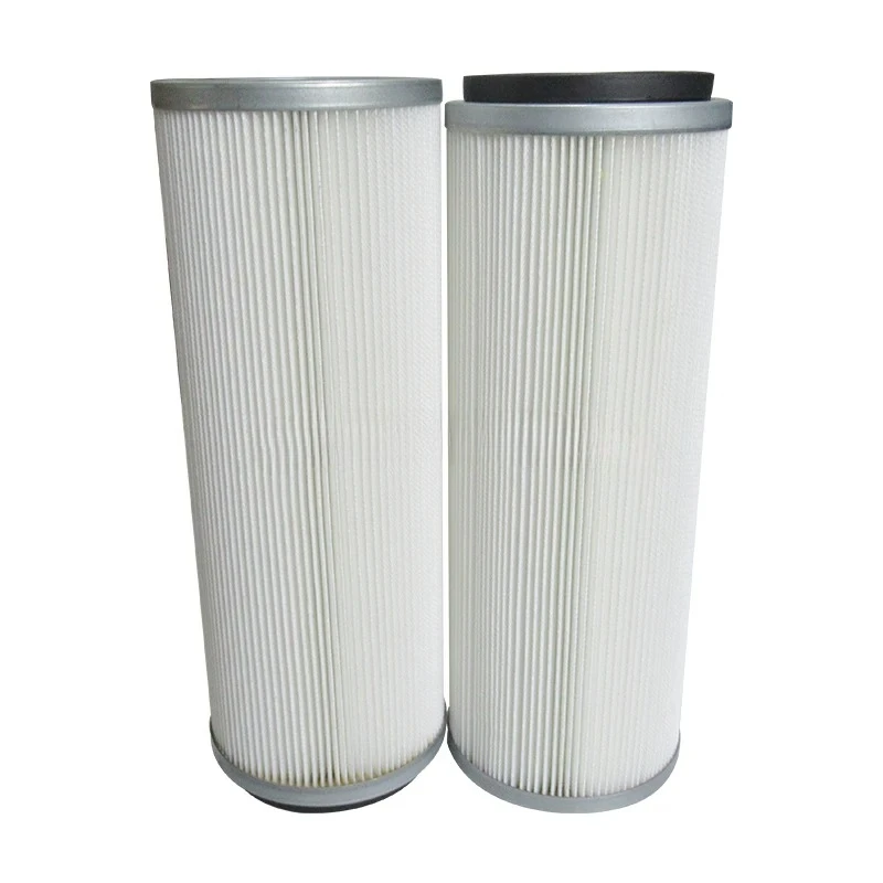 

Industrial dust removal filter cartridge, pleated air element specially for gas turbine cylinders.