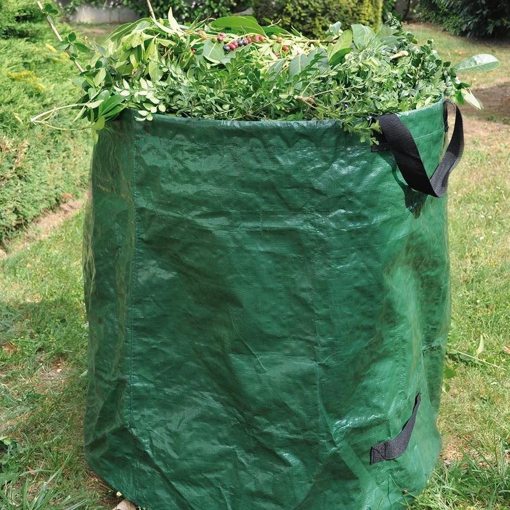 Waste Bags Garden Sack Yard Bag For Lawn And Leaves Container Garden PE Heavy Duty Large PP Outdoor Customized Size Box